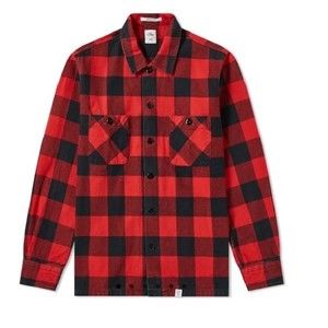 BEDWIN & THE HEARTBREAKERS ROGERS BUFFALO CHECK FLANNEL SHIRT